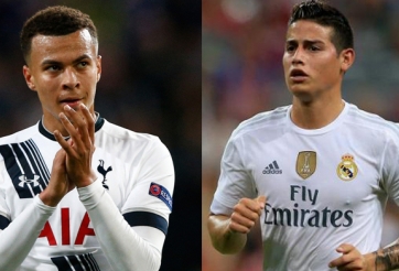 Real Madrid đổi James lấy Dele Alli?